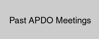 Past APDO Meeting