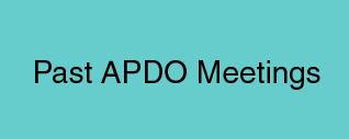 Past APDO Meeting